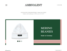 Tablet Screenshot of ambivalentberlin.com